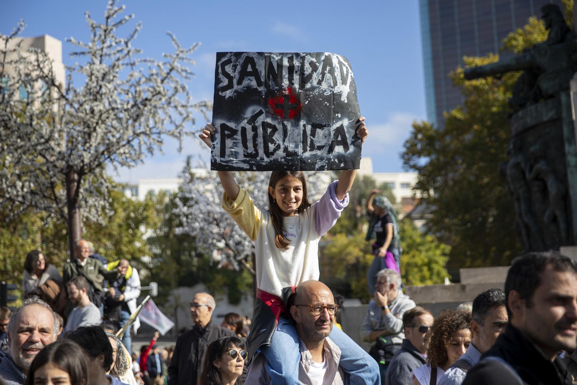 Manifestación por la Sanidad Pública en Madrid - 1